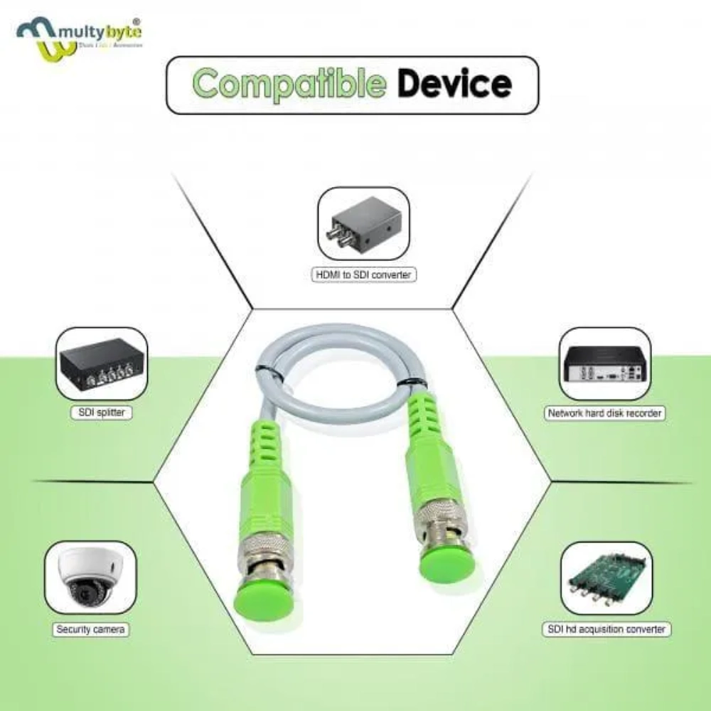 Multybyte BNC Connector Copper Wire Gold (Pack Of 10) view 3